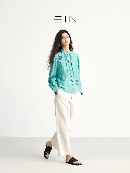 EIN2025春新款 提花衬衫EB0501D11 商品图1