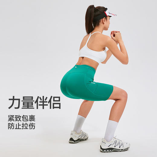 【爆款上新】科里芙全腰围口袋抽绳紧身裤跑步运动三分裤五分裤男女同款 商品图4