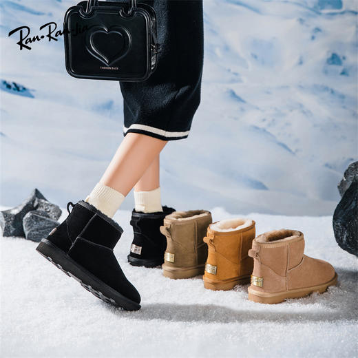 ranranjia牛皮雪地靴系列 防滑/保暖舒适 休闲百搭 多款可选 商品图9