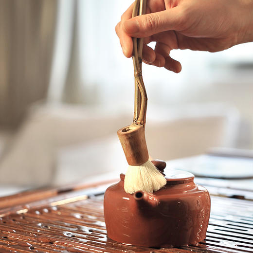 雅集茶具白毛竹枝养壶笔 商品图4