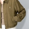 【高货xg】全新升级【铂金会员247/天猫329/差价82】(12957) 洛诗琳春季橄榄绿亚麻简约老钱风百搭纯色夹克立领外套女 商品缩略图3