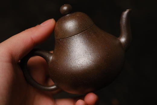 早期珍品｜老紫泥柴烧思亭壶紫砂壶 约110ml 商品图1