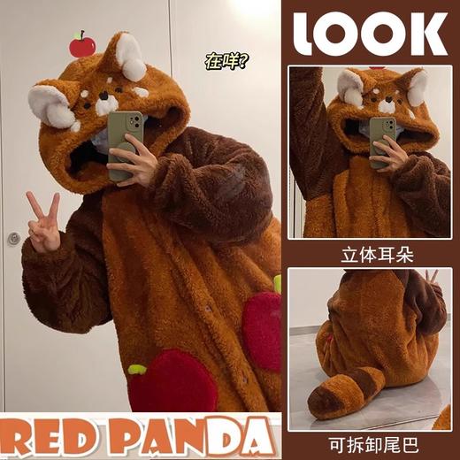 【冬季珊瑚绒睡衣】加厚加绒 冬天睡袍长款 学生闺蜜法兰绒浴袍 家居服  商品图7