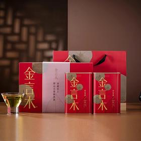金言木深山茶油一级物理冷榨红色礼盒装 1L*2/盒