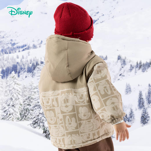 迪士尼男童夹棉外套棉服连帽外套ZD4DS019 商品图4