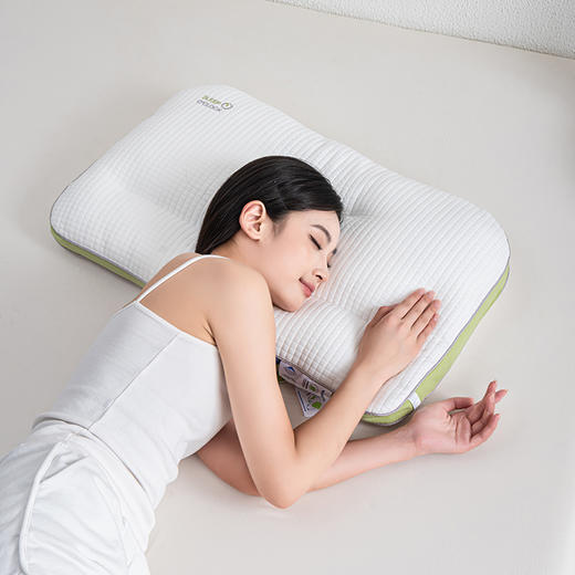 夹芯颈牵引二合一枕  羽丝棉+乳胶颗粒可调节高度柔软支撑护颈枕 商品图8