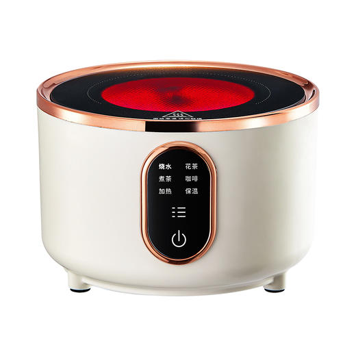 雅集电器直身电陶炉800W（迷你款-米白） 商品图0