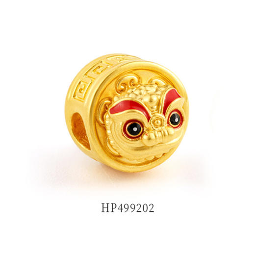 国潮醒狮转运珠 黄金足金醒狮转运珠祝福礼物MEMORA诗普琳HP499201、HP499202 商品图6