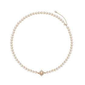 pearl moments  万事如意 四叶草（珍珠）珍珠项链