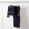 IWY/藏青色小香风外套背心裙两件套冬季新款职业装高级感职业套装 WCQ031 商品缩略图0