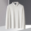 【撞色领】罗蒙男士春秋polo衫经典翻领男长袖t恤百搭商务休闲男士polo衫长袖 商品缩略图4