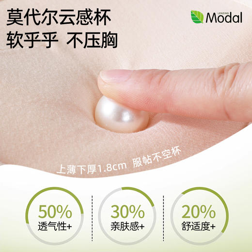 【多款可选】熳洁儿 小胸聚拢文胸显大不空杯甜美舒适无钢圈蕾丝24261523/24261525/24261535 商品图4