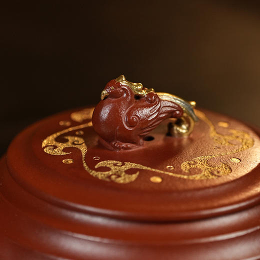 龙德堂陶艺 汤宣武制《凤华》原矿大红袍 200cc 库存请咨询客服 商品图4