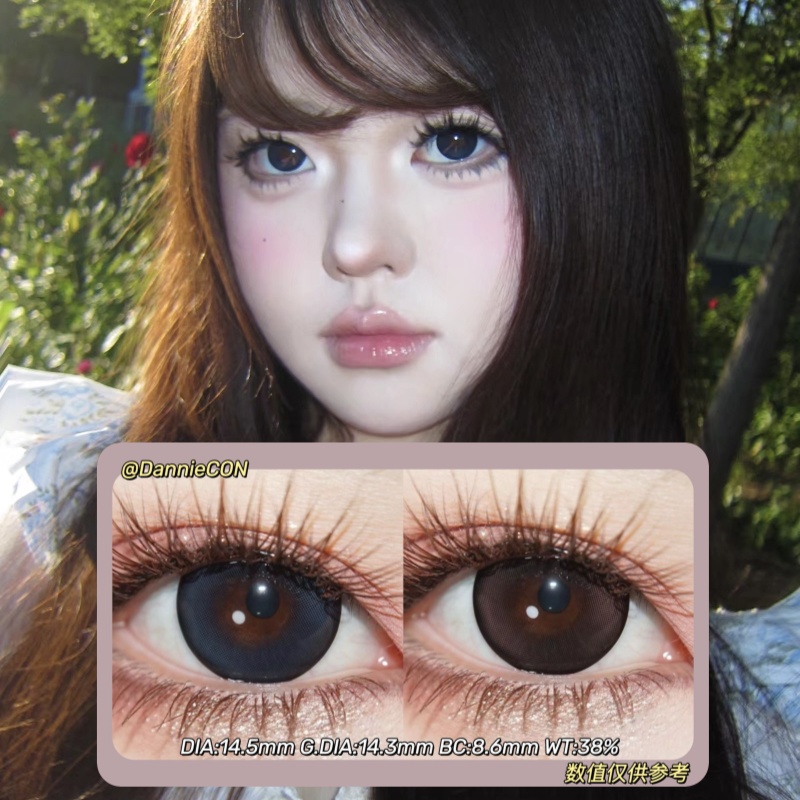 DEEKAY半年抛·G336&G337·14.5mm(着色参考14.3mm) 0-1000度(有525/575) 韩产进口·(建议佩戴3-4个月左右更换)·贵妇DK 适合敏感眼