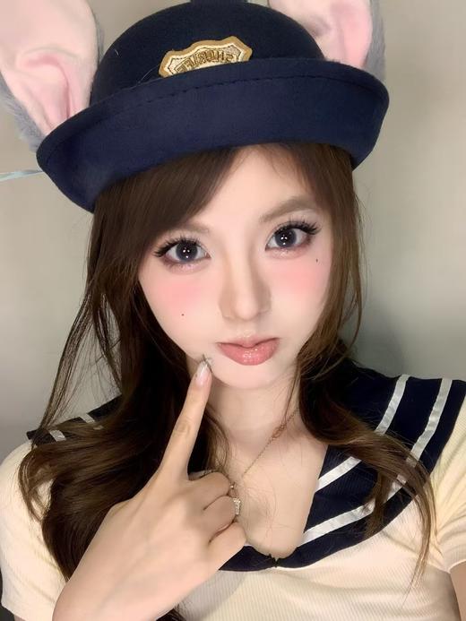 【中直径】Ealla girl-小面纱蓝 -14.2mm【年抛 度数0-800度 无525/575】 商品图5