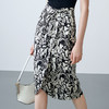 EITIE爱特爱夏季新款简约大方不规则裙摆印花半身裙7706408 商品缩略图3