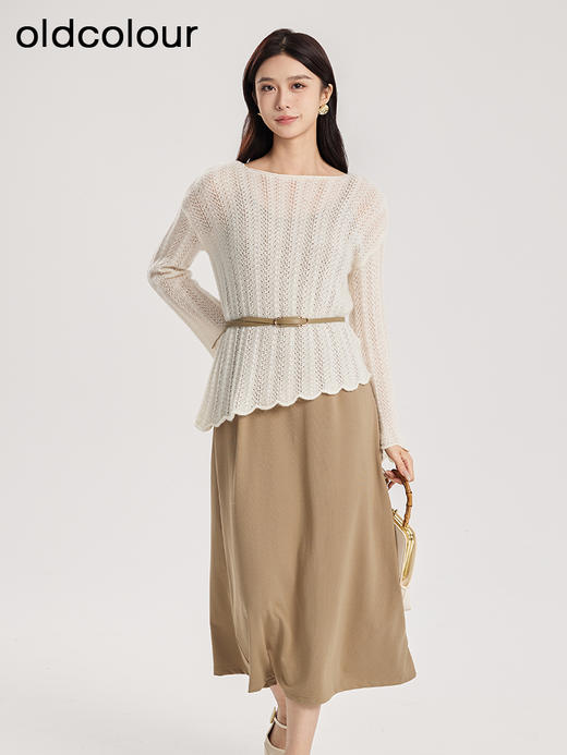 oldcolour春季新品时尚通勤气质百搭显瘦套装女Q131015A1 商品图0