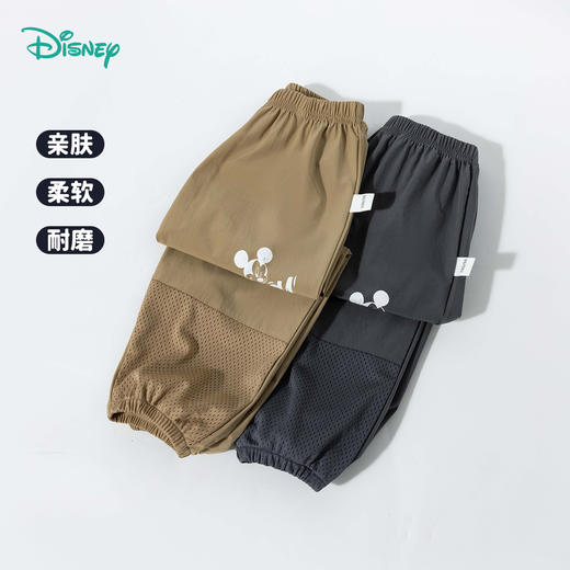 迪士尼宝宝夏季卡通长裤防蚊裤2025夏季	男童防蚊裤ZD2EK003 商品图3