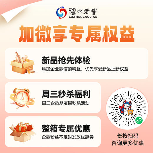 【酒厂直营】52度 老窖金牌酒赏品 500ml*6 泸州老窖官方旗舰店 商品图1