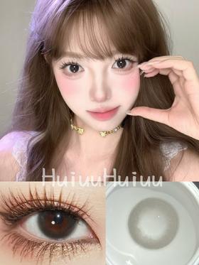 【中直径】Ealla girl-小面纱黑 -14.2mm【年抛 度数0-800度 无525/575】