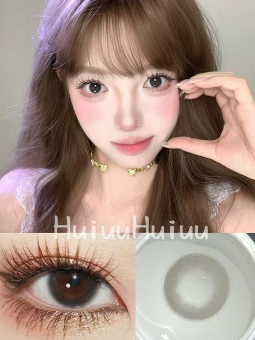 【中直径】Ealla girl-小面纱黑 -14.2mm【年抛 度数0-800度 无525/575】 商品图0