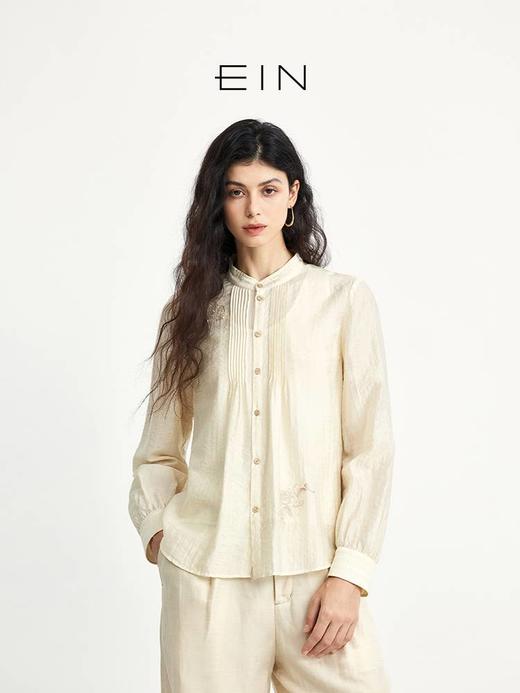 EIN2025春新款 提花衬衫EB0501D11 商品图2