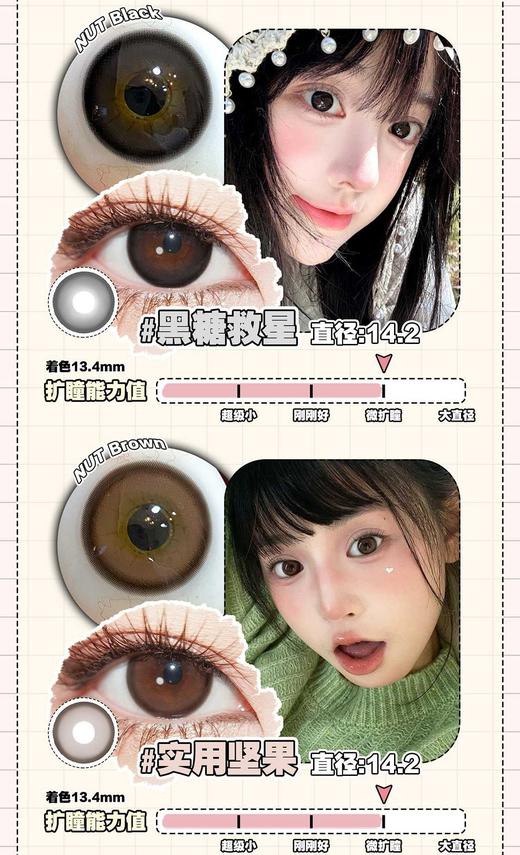 MONSTERCON正品半年抛78/副118/两副158/三副,黑糖救星实用坚果云泥奶泡 商品图2