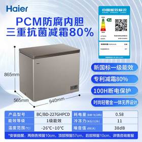 海尔（Haier）227升冰柜_BC/BD-227GHPCD