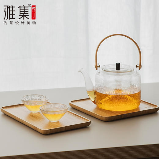 雅集茶具茶盘竹茶托盘25.5cm*15cm（长方） 商品图1