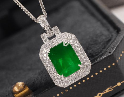 2.13ct刻面祖母绿吊坠 商品图1