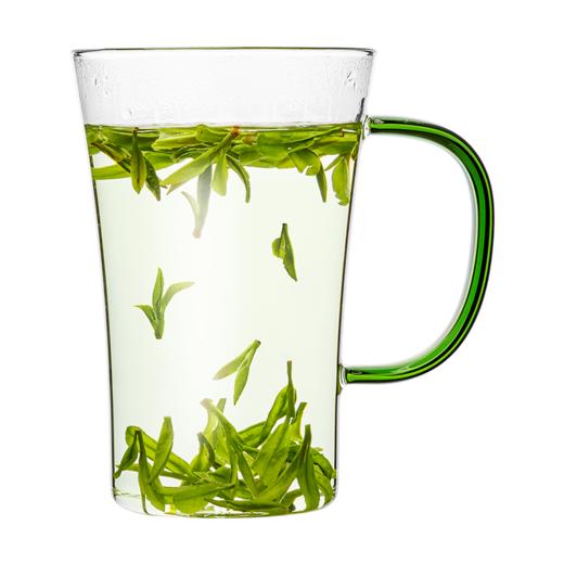 雅集玻璃杯情深杯350ml套装（琥珀把/石绿把-2个装） 商品图1