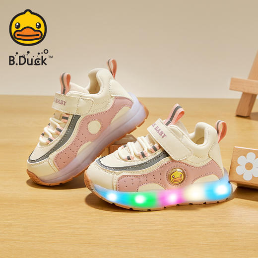 B.Duck小黄鸭童鞋春秋运动鞋18-25 BY3586930 商品图2