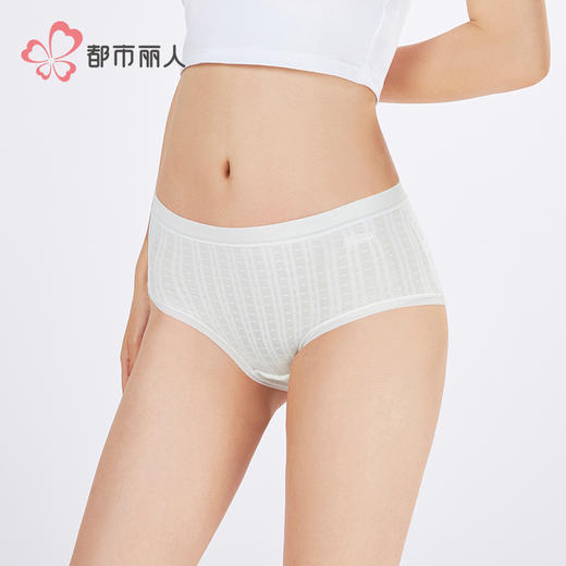 都市丽人生理裤系列锦提花生理裤三角裤LKH8A2 商品图2
