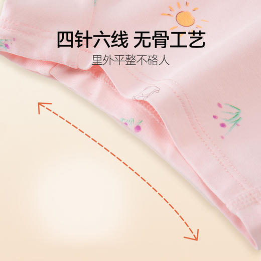 女童平角裤三件装春季新款安奈儿童装JG517038 商品图2