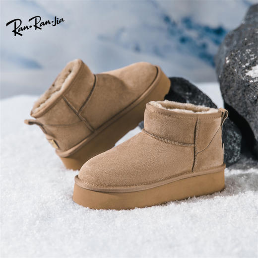 ranranjia牛皮雪地靴系列 防滑/保暖舒适 休闲百搭 多款可选 商品图10