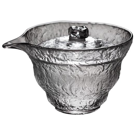 雅集茶具锤纹盖碗180ml（冰丝） 商品图0