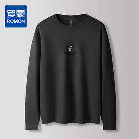 罗蒙男士春秋长袖卫衣男商务通勤百搭男舒适休闲卫衣长袖上衣男