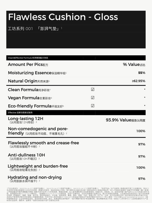 MAISON de SIT.E 明星底妆 【澎湃气垫】 商品图5