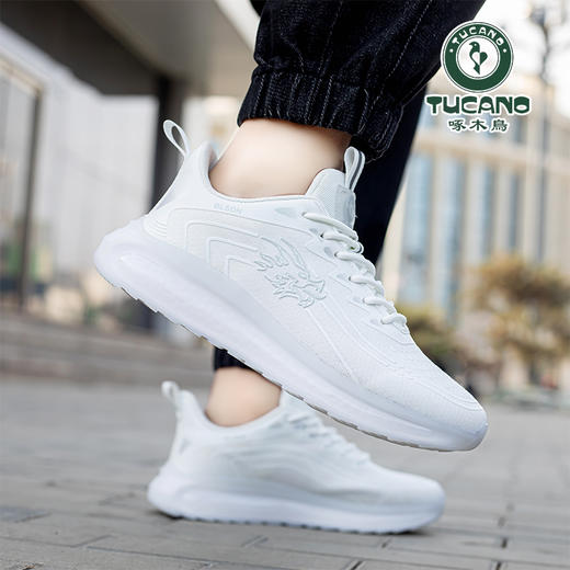 啄木鸟 定制款高弹夜光气垫情侣休闲鞋ZM988 商品图2