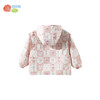贝贝怡【防泼水防污】女童外套2025春夏薄款户外运动露营连帽夹克女ZB1ES048 商品缩略图6