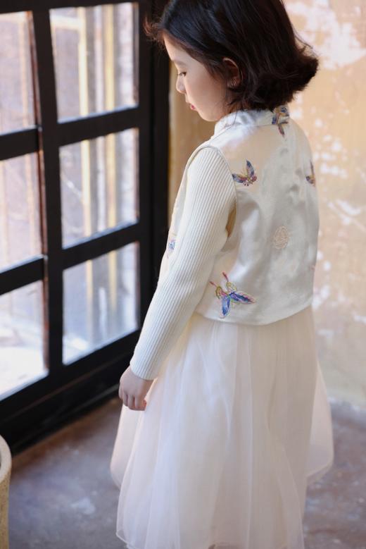 【现货！48小时内发】花蝶套装（两件套：毛衣连衣裙+马甲） 商品图2