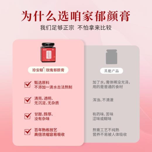 珍安朝玫瑰郁颜膏气血伴侣宫寒月经不调痛经量少乳房结节疏通 商品图4