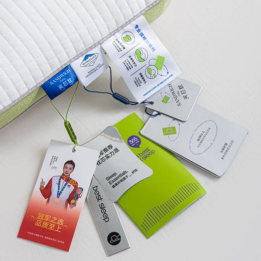 夹芯颈牵引二合一枕  羽丝棉+乳胶颗粒可调节高度柔软支撑护颈枕 商品图9