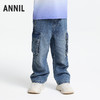 男童全腰长裤春季新款安奈儿童装实体店同款XB516553 商品缩略图0