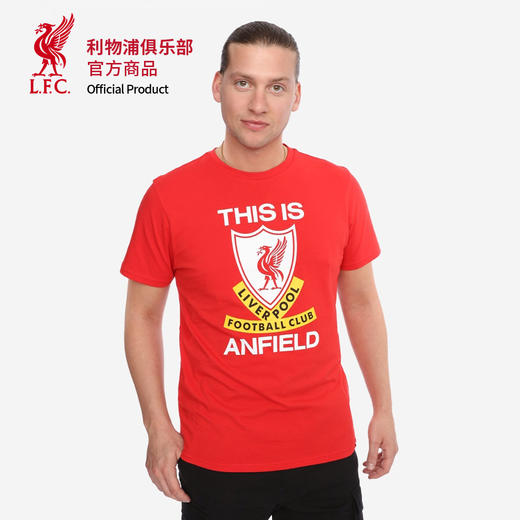 【官网同款】利物浦俱乐部 | TIA红色T恤足球迷运动短袖 商品图3