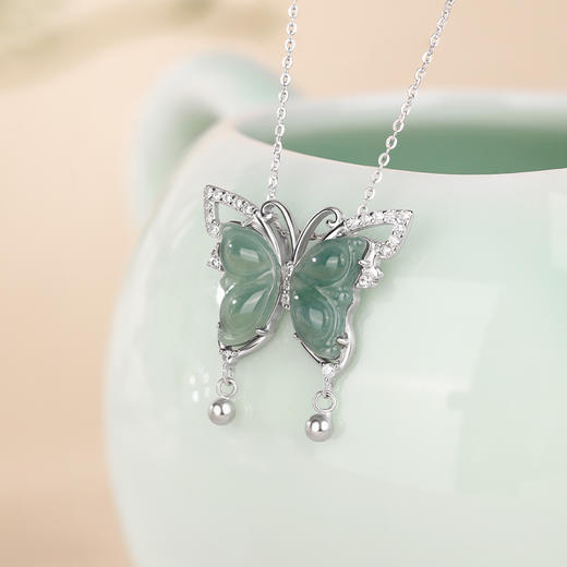 【颈间温婉 气质出众 清新别致】金六福吉祥  翡翠吊坠系列 商品图12