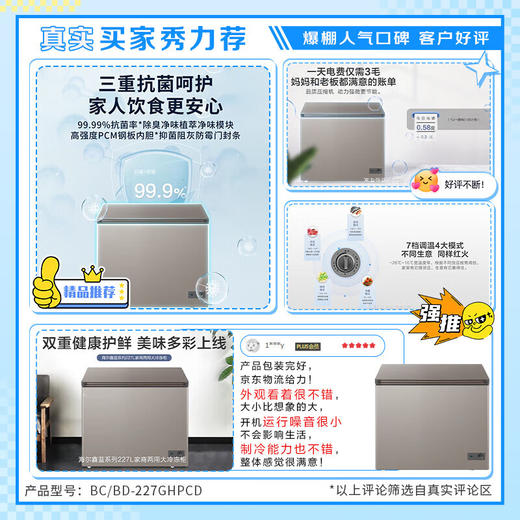 海尔（Haier）227升冰柜_BC/BD-227GHPCD 商品图4