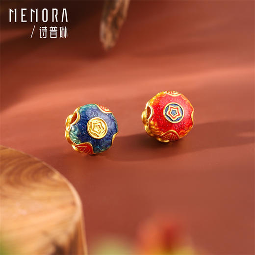 钱袋子转运珠 国潮黄金足金新中式转运珠女士礼物MEMORA诗普琳HP835601、HP835501 商品图3