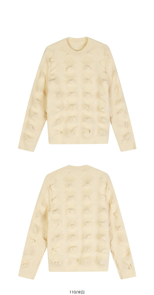 jnby   25年春款   长袖套头针织衫   1P1310940 商品图12