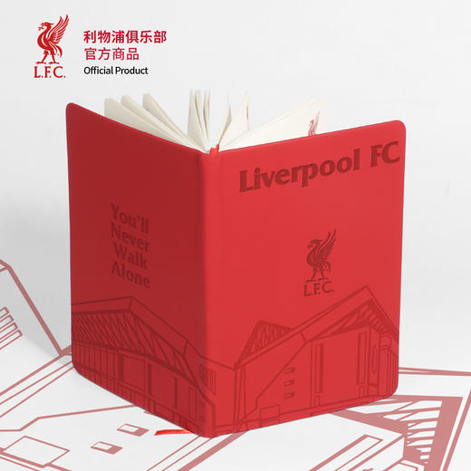 【官方正版】利物浦俱乐部 | 球场压印笔记本质感文具手账本子 商品图1